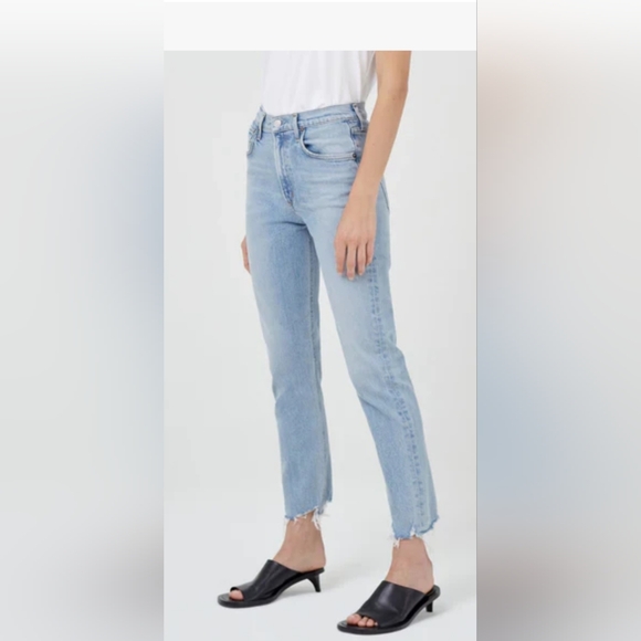 AGOLDE Merrell Jean 90s Mid Rise Sraight. - Picture 3 of 8